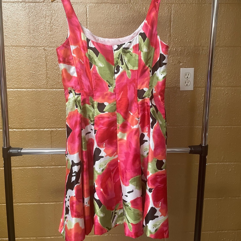 Nine West Vintage Watercolor Dress Size 14